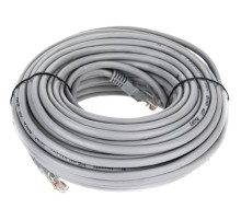 Патчкорд/ Патчкорд литой "Telecom" UTP кат.5е 20,0м серый