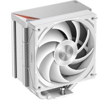 Кулер для процессора PCCooler RZ500 WH, 120mm FAN, 5 HEAT PIPES, 4-PIN PWM, 500-2200 RPM, 32 DBA, FDB BEARING, LGA 1851/1700/1200/115X, AMD AM5/AM4