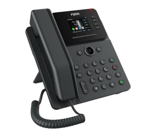 SIP-Телефон Fanvil V61W, 4 SIP-акк., 2,4", 320x240 Цвет. экран, POE, БП в комп., 2x1 Gbps, Wi-Fi 6, BT 5.4