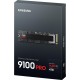 Твердотельный накопитель/ Samsung SSD 9100 PRO, 4000GB, M.2(22x80mm), NVMe 2.0, PCIe 5.0 x4, V-NAND TLC, R/W 14800/13400MB/s, IOPs 2 200 000/2 600 000, TBW 2400, DWPD 0.3 (12 мес.)