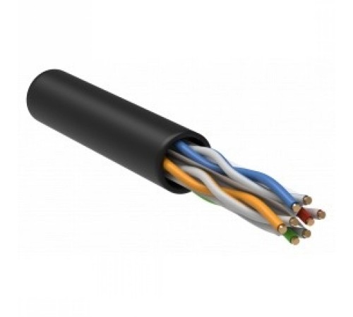 Витая пара U/UTP кат.6 4x2х23AWG LSZH черный (305м)