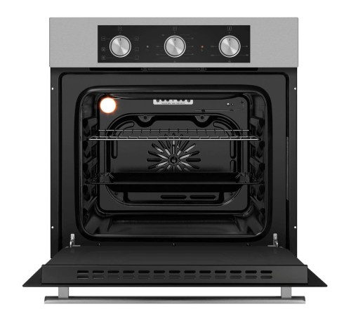 Шкаф духовой электрический MAUNFELD AEOC.575B/ Духовой шкаф, Тип: электрический 60 см, 60 л, таймер, 6 режимов, утапливаемые переключатели, электрический гриль, гидролизная очистка, цвет нержавеющая сталь