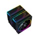 Кулер для процессора ID-COOLING FROZN A620 ARGB LGA1700/1200/115X/AM5/AM4 (6шт/кор, TDP 270W, PWM, черный, 6 тепл.трубок + медная база, DUAL ARGB FAN 120mm) RET