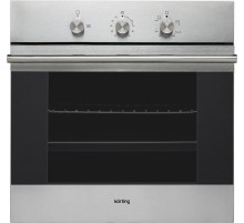 Встраиваемый духовой шкаф Korting/ Газ,  Crystal, 59.7 х 59.6 x 56.5, газовая, газовый гриль, газ-контроль, электроподжиг, телескопические направляющие, нержавеющая сталь