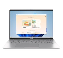 Ноутбук/ ASUS S3607VA-RP079 16"(1920x1200 (матовый, 144Hz) IPS)/Intel Core i7 13620H(2.4Ghz)/16384Mb/512PCISSDGb/noDVD/Int:Shared/Cam/BT/WiFi/70WHr/war 1y/1.8kg/Cool Silver/noOS
