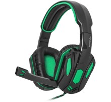 Defender Игровая гарнитура Warhead G-275 зеленый + черный, кабель 1,8 м