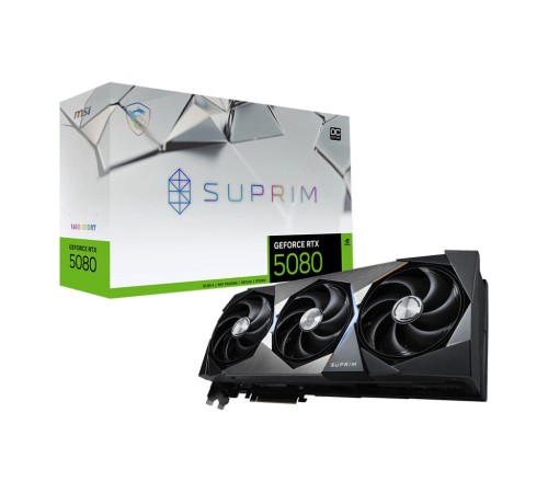 Видеокарта/ GeForce RTX 5080 16G SUPRIM OC Видеокарта/ GeForce RTX 5080 16G SUPRIM OC