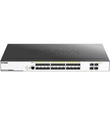 Коммутатор/ Managed L2 Switch 24x1000Base-X SFP, 4x10GBase-X SFP+, CLI, RJ45 Console, RPS, Dying Gasp