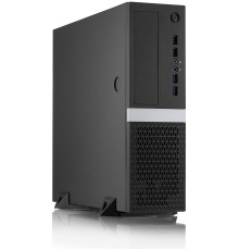 Корпус с блоком питания 300Вт./ Case Foxline mATX Desktop 300W FL-211 mATX case, black, w/PSU TFX 300W, w/2xUSB2.0+2xUSB3.0, w/pwr cord, w/ 8cm FAN