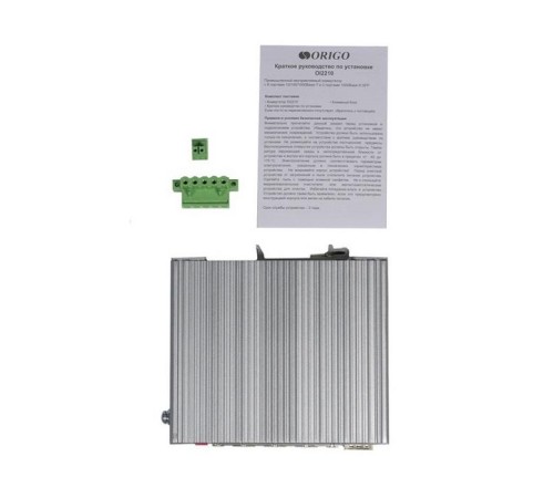Коммутатор/ Unmanaged Industrial Switch 8x1000Base-T, 2x1000Base-X SFP, Surge 4KV, -40 to 75°C