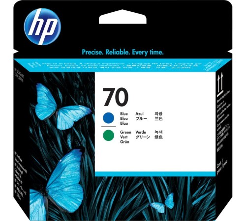 Печатающая головка/ HP 70 Blue and Green Printhead