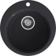 Кухонная мойка GRANFEST GRANFEST Мойка URBAN 649 1-чаша D-490мм, монтаж: врезной, материал: кварц, цвет: черный