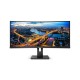 Монитор LCD 34'' 21:9 3440x1440(UWQHD) VA, Curved, 100 Hz, 300 cd/m2, 3000:1, 80M:1, 5ms, 2xHDMI, DP, USB-Hub, Height adj, Tilt, Speakers, Black (Из ремонта)