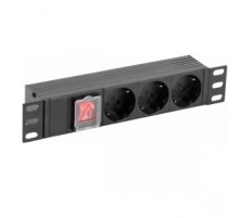 PDU 3 розетки нем. ст. LED 1U вх. С14 10"