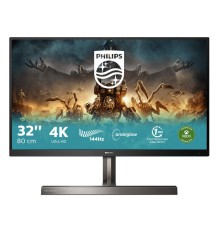 Монитор игровой 31.5'' 16:9 3840x2160(UHD 4K) IPS, 144 Hz, 500cd/m2, 1000:1, 1ms, 3xHDMI, DP, USB-C, USB-Hub, Height adj, Tilt, Speakers, Black