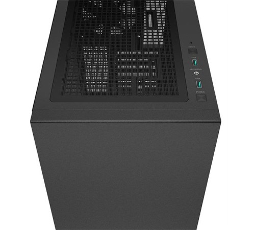 корпус Deepcool CH510 без БП, боковое окно (закаленное стекло), 1x120мм вентилятор сзади, черный, ATX