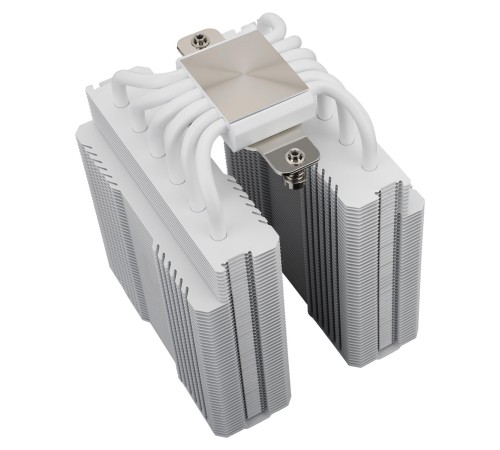 Кулер для процессора/ CPU Cooler Thermalright Peerless Assassin 120 White (4-pin PWM, 157mm, Ni/CU, 6x6mm, 2x120mm, 66.17CFM, 25.6dBA, 1550RPM, S: 1700, 1200, 20XX, 115X, AM5, AM4)