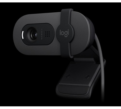 Веб-камера/ Logitech Brio 105 Full HD 1080p Webcam - GRAPHITE - USB