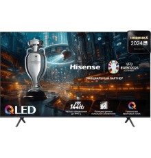 Телевизор ЖК 85'' Hisense/ 85", QLED, Local Dimming, Ultra HD, Smart TV (ОС VIDAA U7.6), Wi-Fi, DVB-T2/T/C/S2/S, 144Hz Game Mode PRO, FreeSync Premium, HDR10+, 2.1ch 2х15W+20W, CI+(1.4), 4хHDMI, 2хUSB, Dark grey