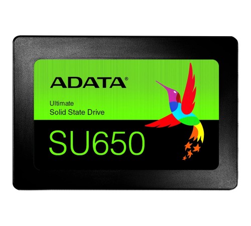 Твердотельный накопитель/ ADATA SSD Ultimate SU650, 512GB, 2.5" 7mm, SATA3, 3D TLC, R/W 520/450MB/s, IOPs 40 000/75 000, TBW 280, DWPD 0.5 (3 года) Твердотельный накопитель/ ADATA SSD Ultimate SU650, 512GB, 2.5" 7mm, SATA3, 3D TLC, R/W 520/450MB/s, IOPs 40 000/75 000, TBW 280, DWPD 0.5 (3 года)