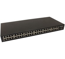 Инжектор/ OSNOVO Управляемый гигабитный PoE инжектор на 24 порта, PoE на порт до 30W, суммарно PoE до 370W, БП встроен