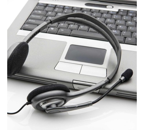Гарнитура Logitech H111 (1 x 3.5мм, кабель 1.8м) (M/N: A-00021) (Мятая упаковка) Гарнитура Logitech H111 (1 x 3.5мм, кабель 1.8м) (M/N: A-00021) (Мятая упаковка)
