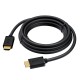 GCR Кабель синхронизации 7.0m HDMI 2.0, XLPE, Outdoor, Ultra HD, 4K 60Hz, 18.0 Гбит/с, HDR 4:4:4, 3D, черный, 2 Х экран, армирование, GCR-55269