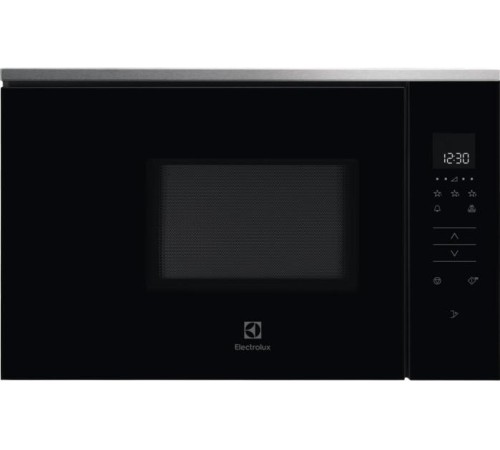 Встраиваемая микроволновая печь ELECTROLUX/ Встраиваемая микроволновая печь с грилем, объем объем 17 л., высота 371 мм, цвет черный/нерж.cталь