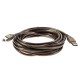 Кабель/ Кабель USB2.0 AM/BM 5m прозрачная изоляция Telecom (VUS6900T-5M)