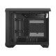 Корпус ПК без блока питания/ Case Fractal Design Torrent Nano RGB TG Light Tint, Mini-Tower, 1x180mm RGB, 2xUSB-A 3.2 + 1xUSB 3.2 Type-C mITX, mDTX Black