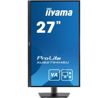 Монитор LCD 27'' 16:9 1920х1080(FHD) VA, Нет, 75 Hz, 250cd/m2, 3000:1, 80M:1, 4ms, VGA, HDMI, DP, USB-Hub, Height adj, Tilt, Swivel, Speakers, 3Y, Black (Вскрытая упаковка)