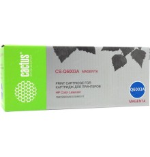 -/ Картридж лазерный Cactus CS-Q6003A Q6003A пурпурный (2000стр.) для HP CLJ 1600/2600N/M1015/M1017