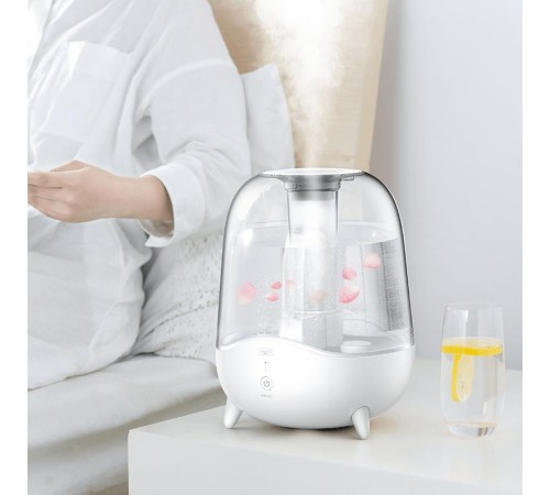 Увлажнитель воздуха deerma Humidifier DEM-F325 White, ультразвуковой, 25W, S-30m2, Capacity - 5L,Consumption: 300 ml/hour,  36dB, Body Material: Plastic (Вскрытая упаковка)