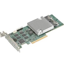 Контроллер Supermicro AOC-S3916L-H16IR-O 16-port/12Gb/s/240 SATA/SAS drives/ RAID (0/1/5/6/10/50/60)/8GB DDR4 on-card cache/SlimSASx8