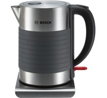 Электрический чайник Bosch/ Электрический чайник Bosch, объем 1.7 л, защита от перегрева, автоматическое отключение, функция "без пара", Lift Switch Off, цвет нержавеющая сталь
