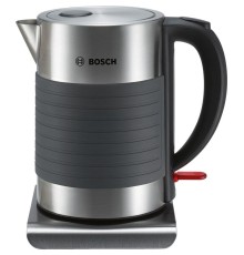 Электрический чайник Bosch/ Электрический чайник Bosch, объем 1.7 л, защита от перегрева, автоматическое отключение, функция "без пара", Lift Switch Off, цвет нержавеющая сталь