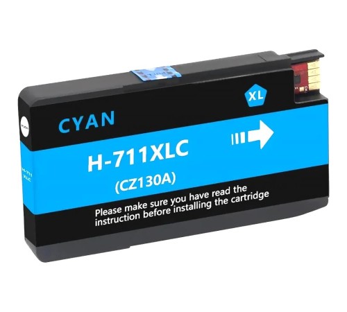 -/ Струйный картридж NV Print 711 (NV-CZ130A) Cyan для HP Designjet T120/T520 (29 мл) совместимый