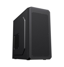 Корпус с блоком питания 450Вт./ Case Foxline FL-707-FZ450R-U32 mATX, black, w/PSU 450W 12cm, w/2xUSB3.0, w/pwr cord, w/o FAN