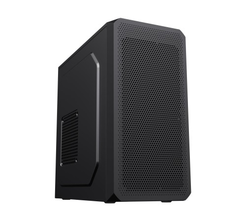 Корпус с блоком питания 450Вт./ Case Foxline FL-707-FZ450R-U32 mATX, black, w/PSU 450W 12cm, w/2xUSB3.0, w/pwr cord, w/o FAN