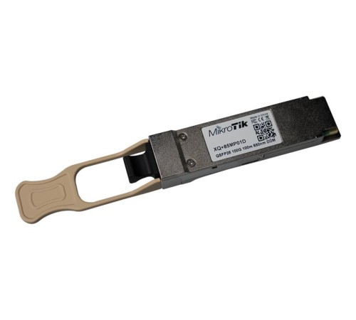 Трансивер Mikrotik QSFP28, Multi Mode, MPO, 850 nm, 100 m Трансивер Mikrotik QSFP28, Multi Mode, MPO, 850 nm, 100 m