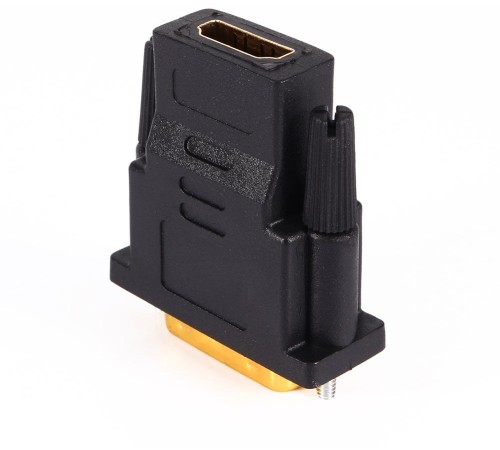 Greenconnect Адаптер-переходник DVI-D Dual-link 24+1M/HDMI 19F GCR-CV105 Greenconnect Адаптер-переходник DVI-D Dual-link 24+1M/HDMI 19F GCR-CV105