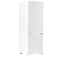 Холодильник MAUNFELD/ Холодильник MAUNFELD MFF150W, DeFrost, стандартный компрессор, полезный объем 194 л, объем холодильной камеры 147 л, объем морозильной камеры 54 л, механическое управление, R600A, энергоэффективность А+, уровень шума 41 дБ, цвет белы