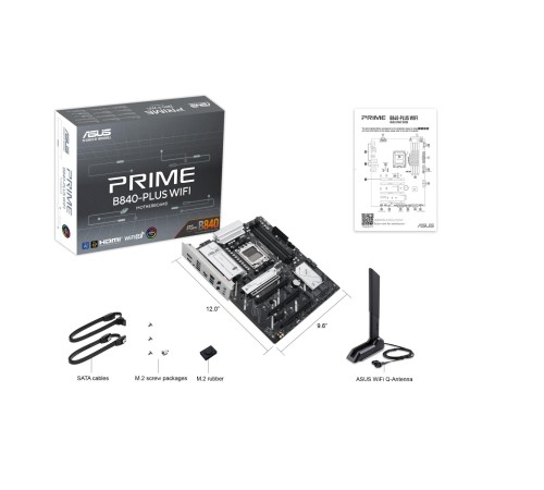 Материнская плата/ PRIME B840-PLUS WIFI Материнская плата/ PRIME B840-PLUS WIFI