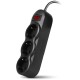 Фильтр SVEN SF-03L 1,8 м (3 розетки) черный