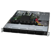 Серверная платформа Supermicro CloudDC A+ Server 1U 1115CS-TNR 1xGenoa 9004 / noDIMM(12)/ 10x2,5"(NVMe)/ 2x10GbE 2x10GbSFP+/ SFT-DCMS-Single/2x 860W/2nd config