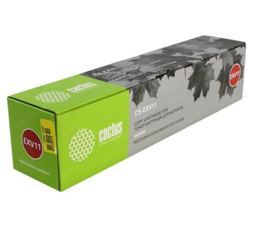 -/ Картридж лазерный Cactus CS-EXV11 C-EXV11 черный (21000стр.) для Canon R2270/GPR-15