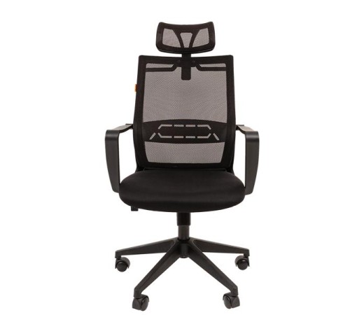 Офисное кресло Chairman 545 Россия ткань черный (Внешний вид Б/У, неоригинальная коробка, следы эксплуатации)