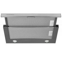 Встраиваемая вытяжка Kuppersberg/ Встраиваемая вытяжка, ширина 60 см, отвод/рециркуляция, 550 м3/час, механическое управление, 3 скорости, светодиодное освещение 2х4 Вт, металлические жироулавливающие фильтры, угольный фильтр(опция), цвет нержавеющая стал