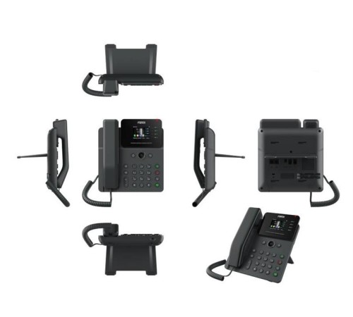 SIP-Телефон Fanvil V61W, 4 SIP-акк., 2,4", 320x240 Цвет. экран, POE, БП в комп., 2x1 Gbps, Wi-Fi 6, BT 5.4
