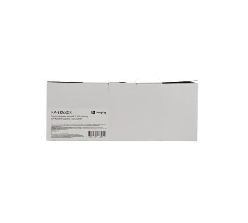 Тонер-картридж F+ imaging, черный, 3 500 страниц, для Kyocera моделей FS-C5150DN (аналог TK-580K /1T02KT0NL0), FP-TK580K (Вскрытая упаковка)